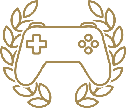Gamepad w wieńcu laurowym